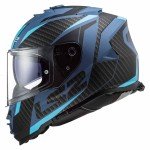 Casco Ls2 Storm Racer Azul/ Negro Con Pinlock Certificado
