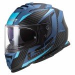 Casco Ls2 Storm Racer Azul/ Negro Con Pinlock Certificado