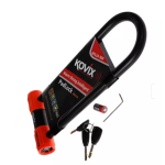 Candado U Moto Alarma Kovix Ktl14 Acero Reforzado