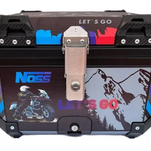 Baúl Motocicleta Noss Decal 45 Litros Con Base Universal