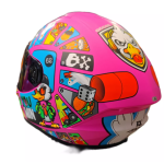 Casco Axxis Draken Goose Game Rosa Matte Ece2206 Y Dot