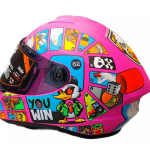 Casco Axxis Draken Goose Game Rosa Matte Ece2206 Y Dot