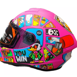 Casco Axxis Draken Goose Game Rosa Matte Ece2206 Y Dot