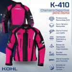 Chamarra Deportiva Para Motociclista Kohl Para Dama 410