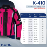 Chamarra Deportiva Para Motociclista Kohl Para Dama 410