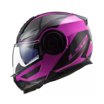 CASCO LS2 SCOPE AXIS NEGRO/ROSA