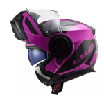 CASCO LS2 SCOPE AXIS NEGRO/ROSA