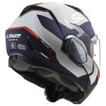 CASCO ABATIBLE 180° LS2 VALIANT II CITUS BLANCO CON AZUL - FF900