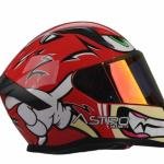 CASCO INTEGRAL ASTRO HELMETS SPEED ROJO - PD910
