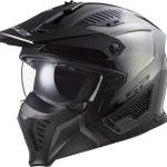 CASCO LS2 MODULAR DRIFTER JEANS TITANIUM - OF606