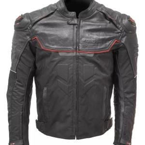 Chamarra De Piel Atrox Roja At-1116