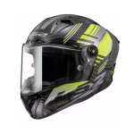 Casco Deportivo Ls2 Thunder Volt Amarillo/gris 100% Carbono